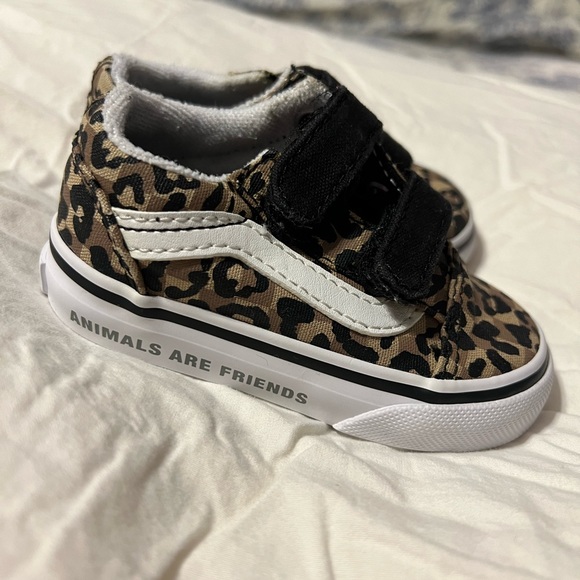 Vans Old Skool Toddler Girls Animals Are Friends sneakers - Picture 1 of 5